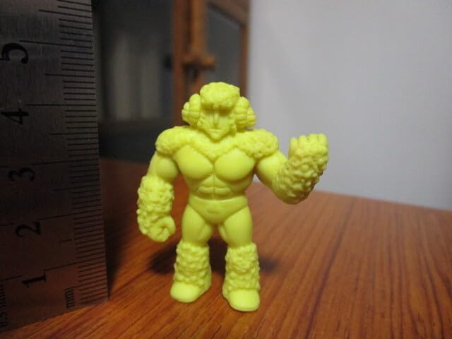 プロレスラー消しゴム　アニマルウォーリアー　黄色　キン消し　新品同様 キン消し パート24 ウールマン 黄色 キン肉マン消しゴム キンケシ